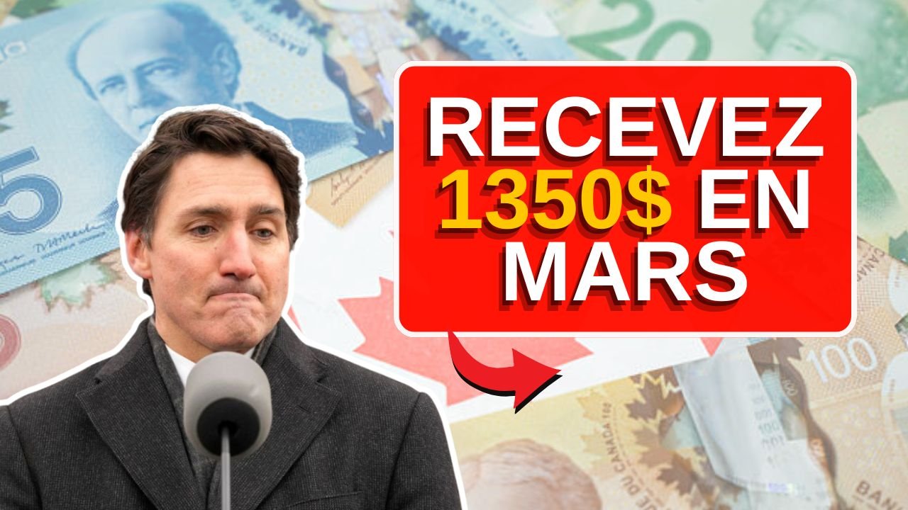 Recevez $1350 EN Mars